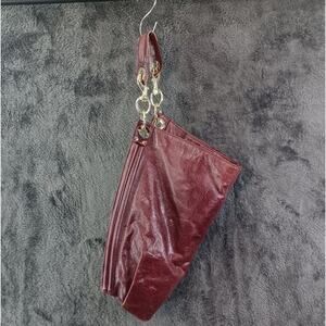 Rebecca Minkoff Burgundy Shoulder Bag with Gold Hardware